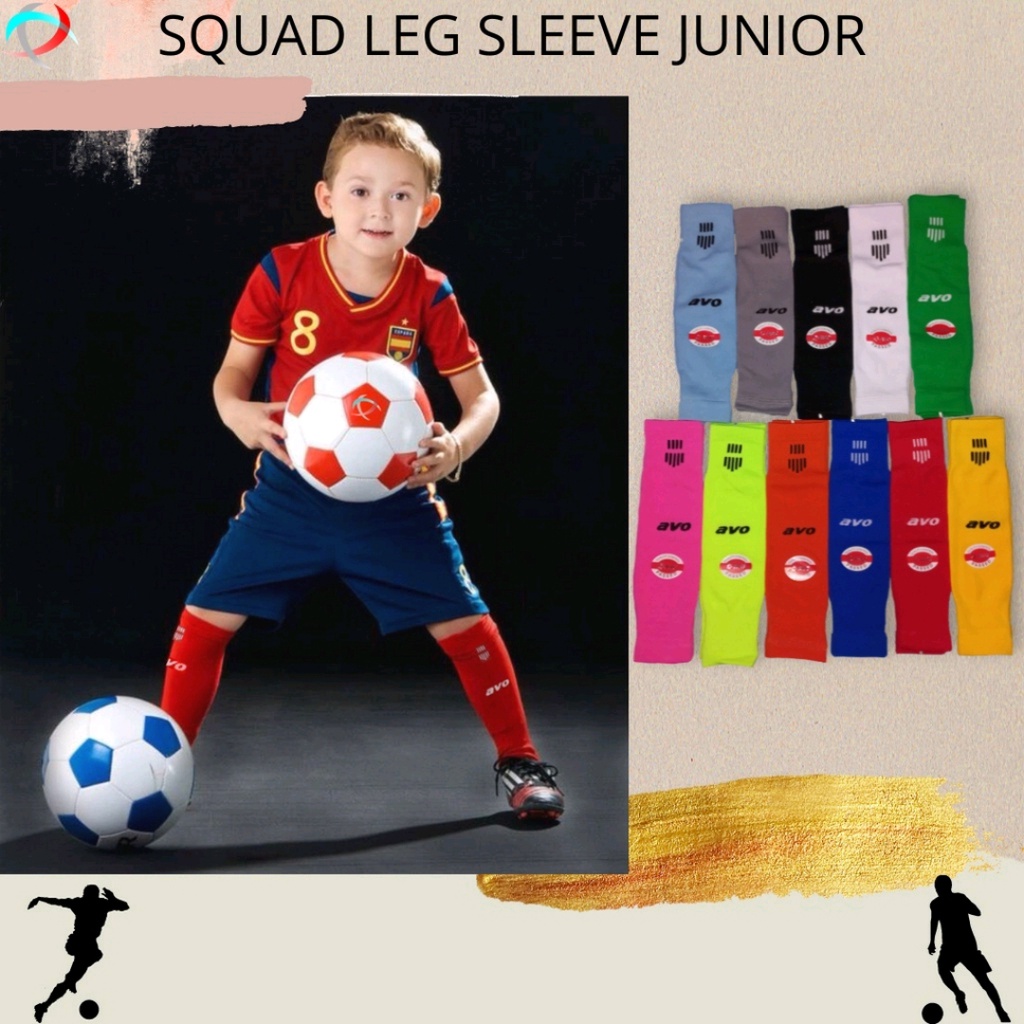 SAMBUNGAN KAOS KAKI / KAOS KAKI SAMBUNG ANAK / LEGSLEAVE SQUAD AVO JUNIOR ORIGINAL UNTUK UMUR 8-11th