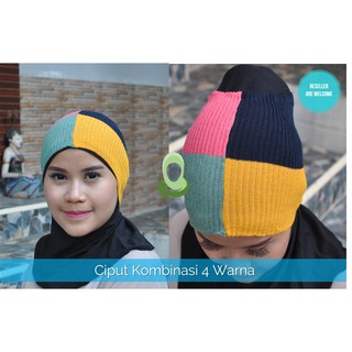 Jual Ciput Rajut Anpus Kombinasi 4 Warna Harga Grosir Jual Ciput Rajut Anpus Kombinasi 4 Warna Harga Grosir
