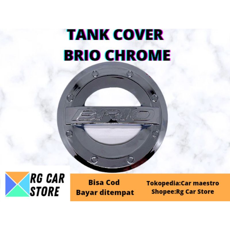 TANK COVER HONDA BRIO WARNA CHROME ORIGINAL