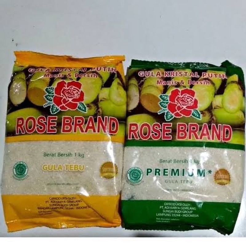

Gula Tebu Kristal Putih Rose Brand 1kg