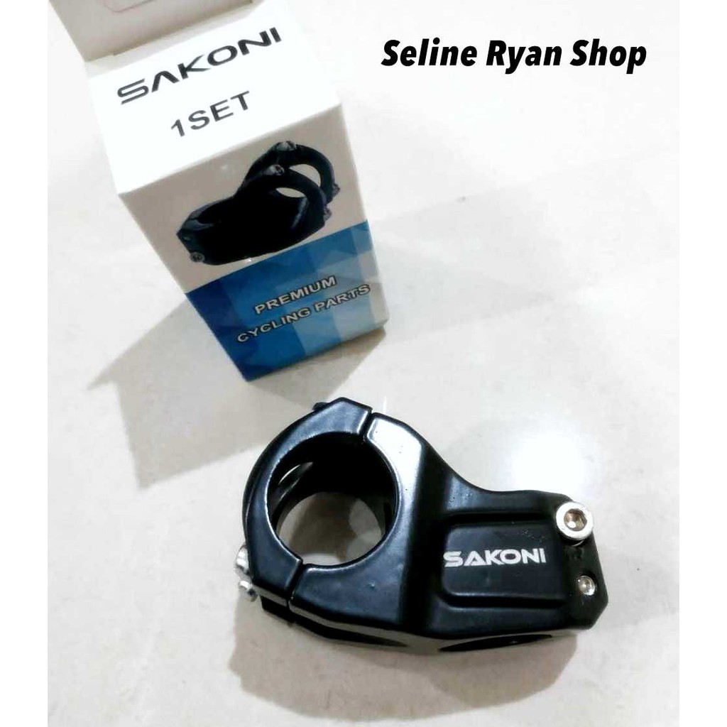 Stem MTB SAKONI Oversize Black Alloy 45mm