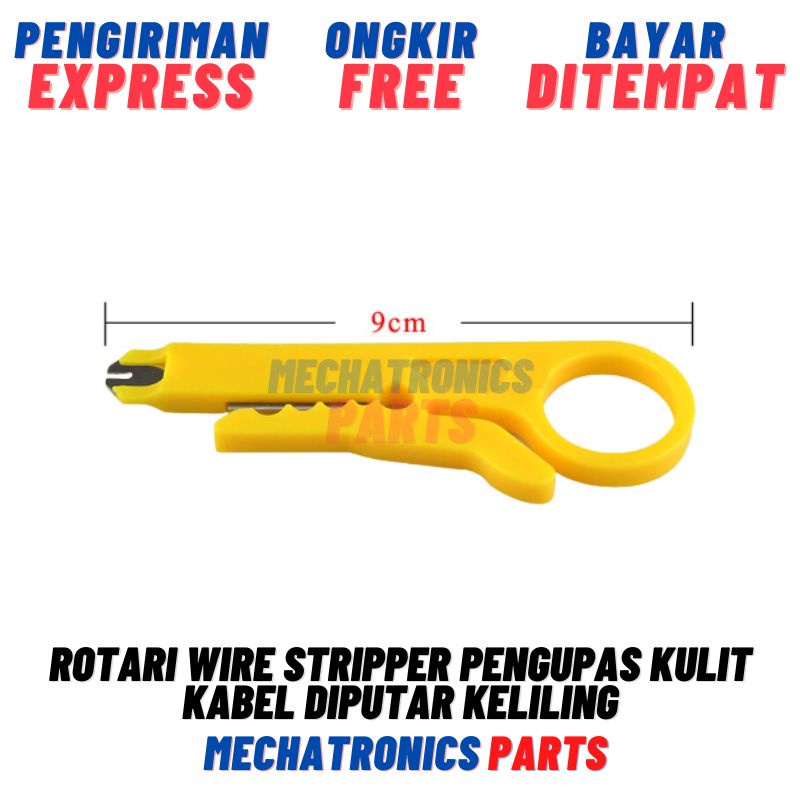 [DEV-9043] ROTARI WIRE STRIPPER PENGUPAS KULIT KABEL DIPUTAR KELILING KUPAS CABLE