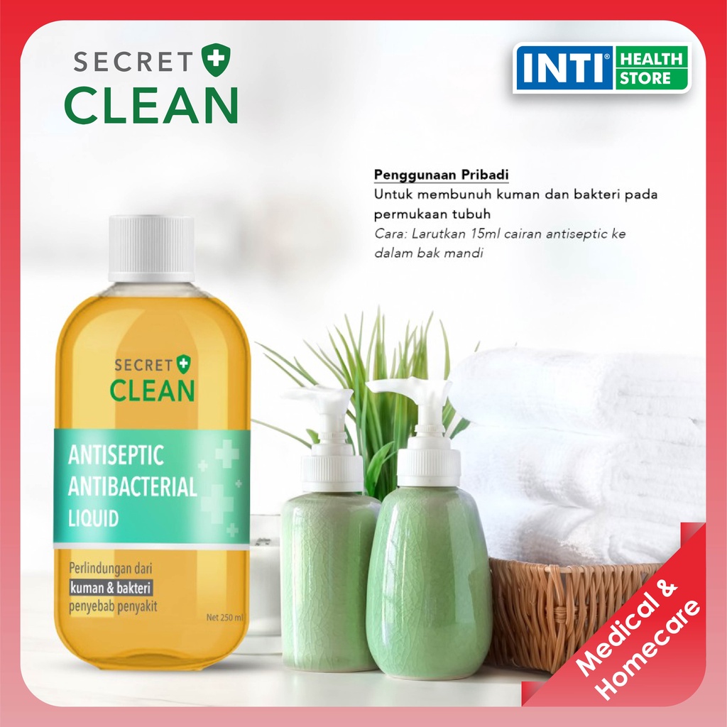 Secret Clean | Antiseptic Liquid 500 ml | Cairan Antiseptik 500 ml