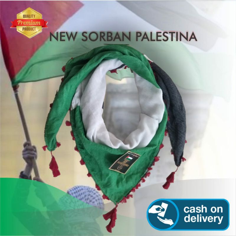 sorban rumbai pria palestine terbaru