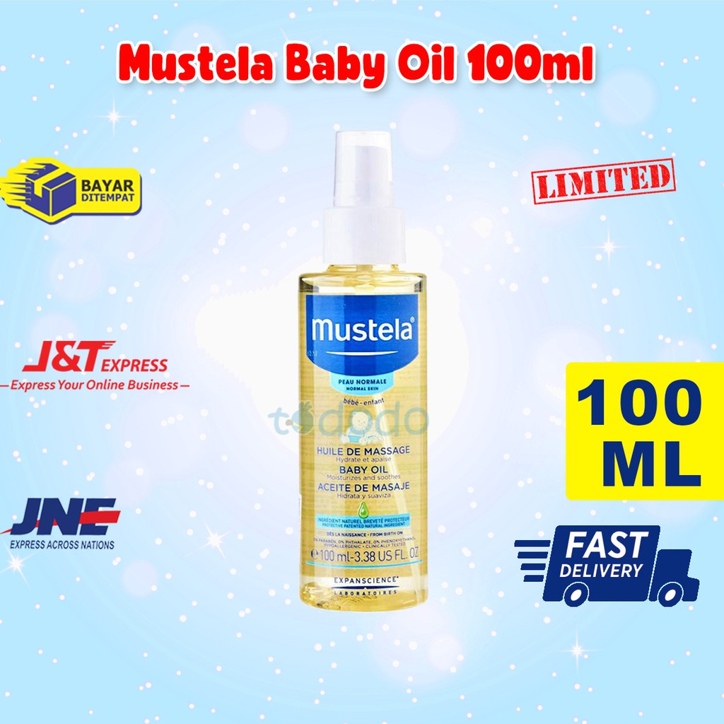 Minyak Pijat Bayi Mustela Baby Oil 100ml