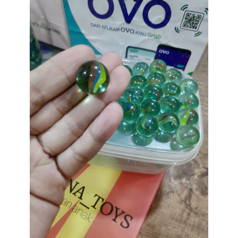 Mainan kelereng, gundu, neker, kelereng ulir, kelereng polos, kelereng susu