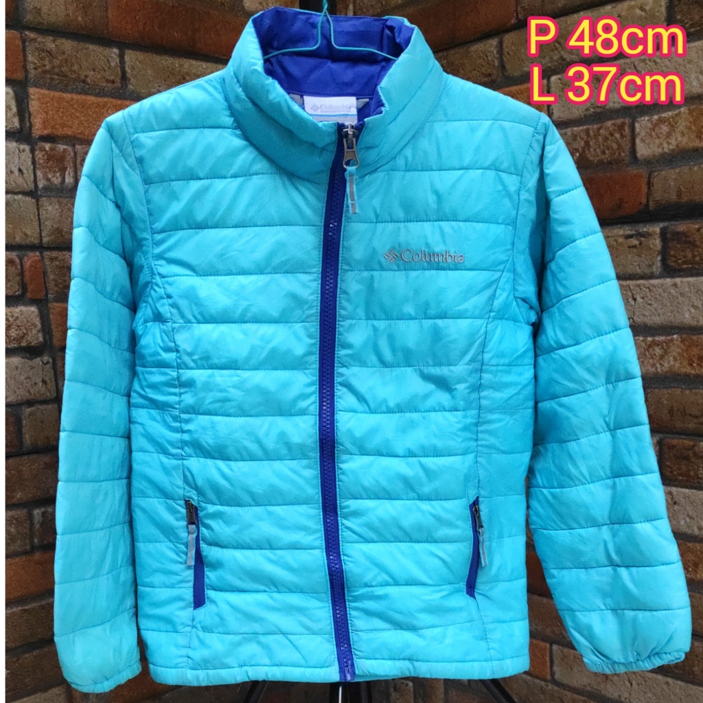 jaket bulu angsa columbia anak