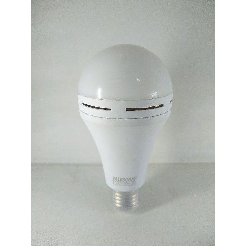 COD BOHLAM LAMPU LED EMERGENCY VALESCOM 15W PREMIUM AC/DC TAHAN 8 JAM//BOHLAM EMERGENCY VALESCOM 15 WATT//BOHLAM SENTUH NYALA