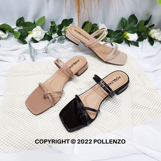Image of Pollenzo - Viny Sandal Heels Wanita Hak Tahu 3Cm Ha-201
