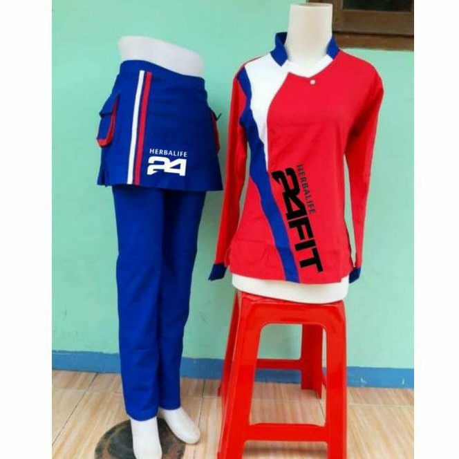 setelan baju senam wanita / Baju senam muslimah wanita