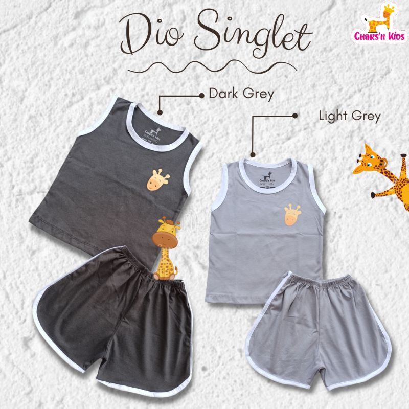 baju anak Dio Singlet usia 1-7 tahun