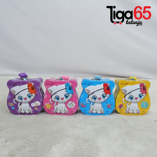 365 COIN BANK #40960 Celengan Gembok / Buka Tutup Karakter Fancy