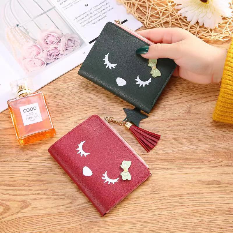 ♥Dompet Lipat Wanita Murah / Lucu / Berkarakter / Dompet Import Murah