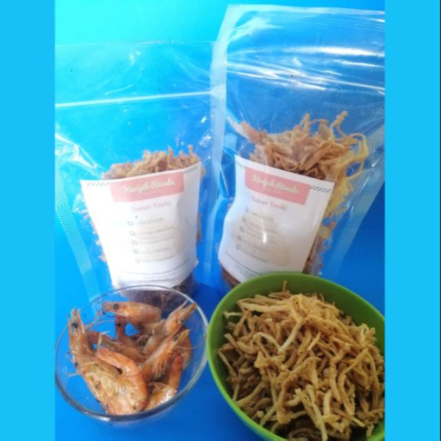 

Keripik kentang dan jamur enoki rasa udang original