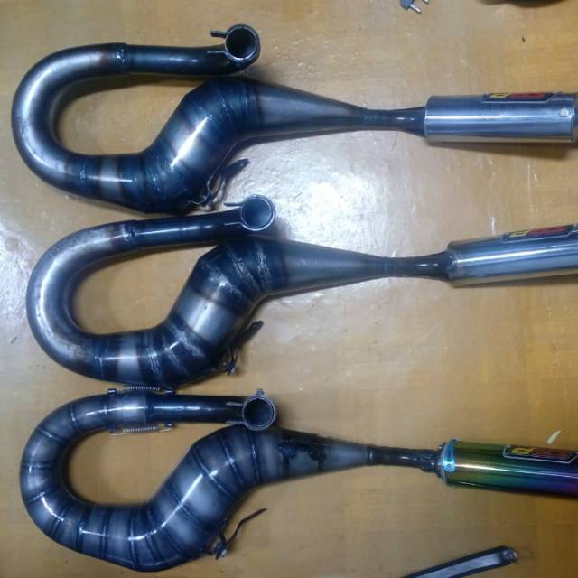 Knalpot racing vespa SRP kompetisi kanan dan kiri
