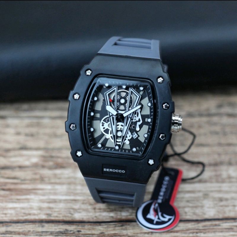 JAM TANGAN PRIA BEROCCO X TANGGAL AKTIF TAHAN AIR
