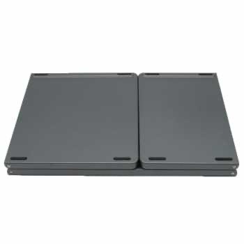 Keyboard Lipat Wireless Bluetooth Three Folding Magnetic + Touchpad