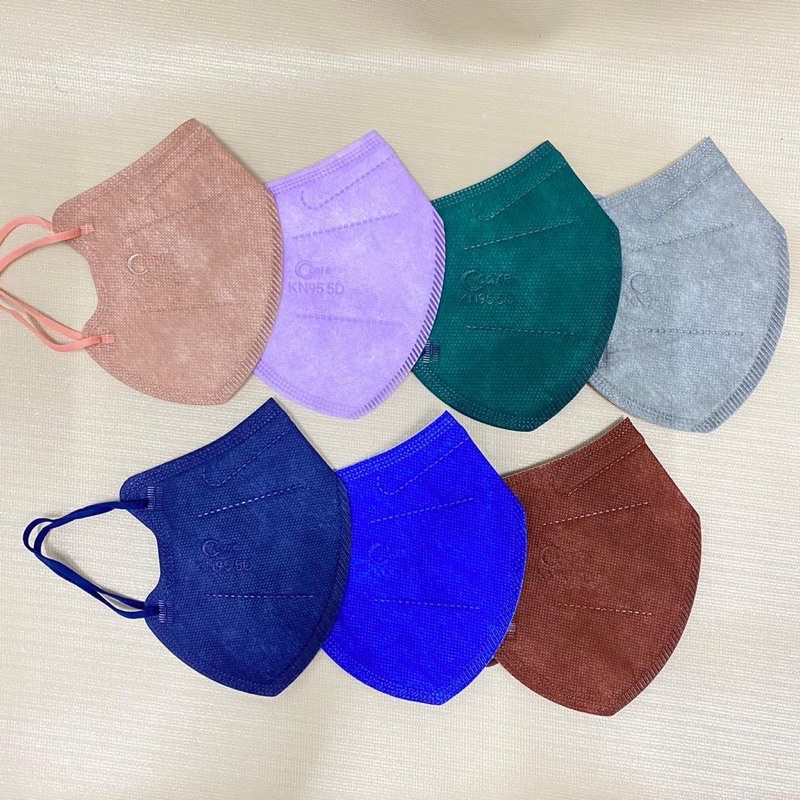 MASKER KN95 MOUSON CCARE 5D POKANA MIX WARNA 1PACK 10PCS TERMURAH