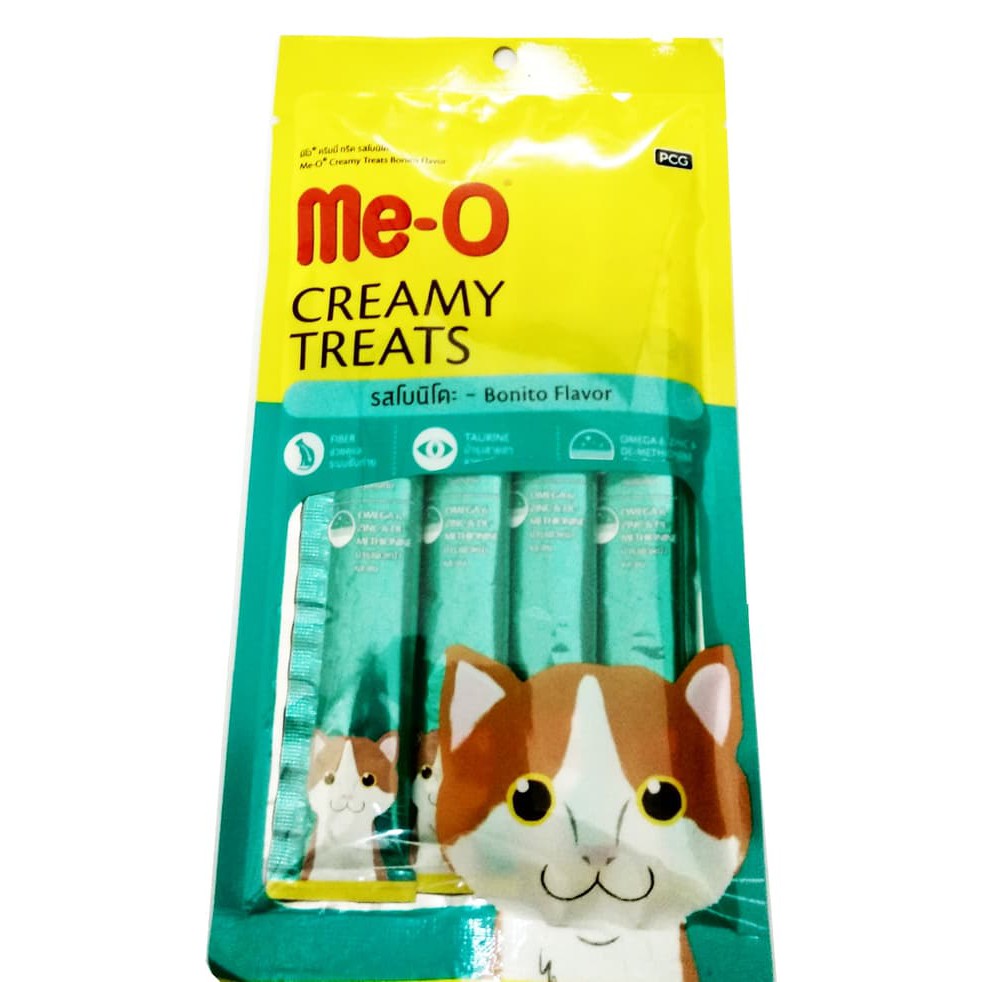 Meo Creamy Treats Bonito 60gr - Snack Cair Kucing