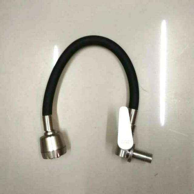 Kran angsa cuci piring warna hitam