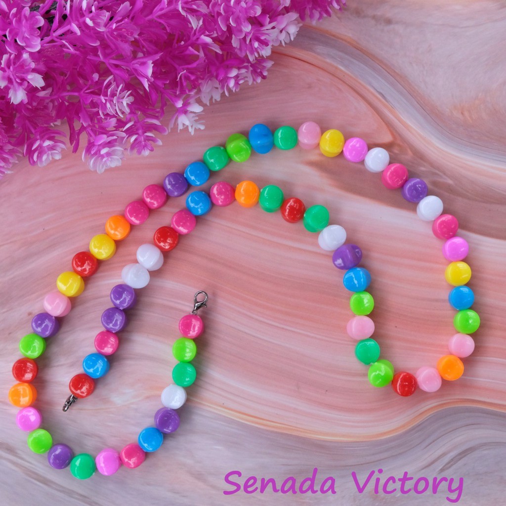 Senada Victory Konektor Masker Rainbow Tali Masker Kalung Handmade