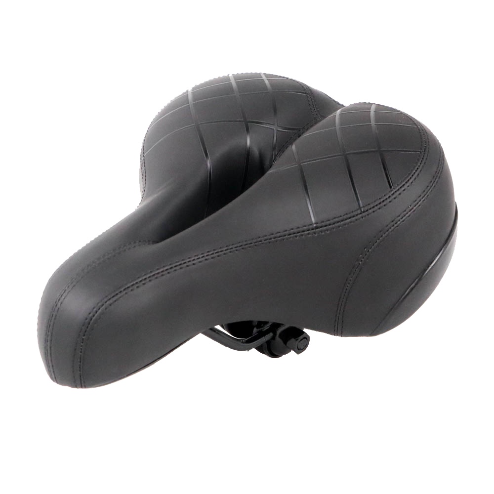 Sadel Sepeda Comfortable Shock Absorption with Tail Warning Reflective Tape - SX118-1 -7RSE4YBK  Black