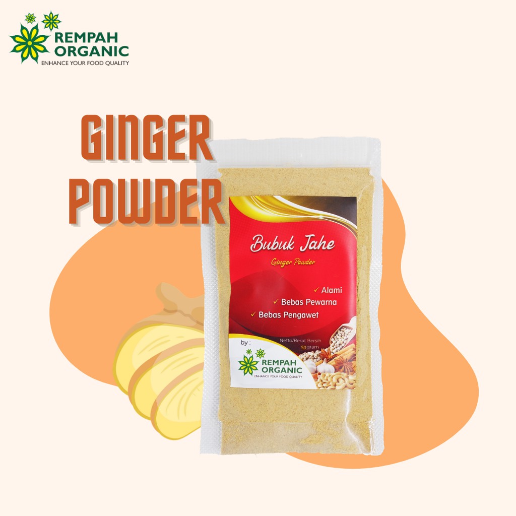 

Rempah Organic - Ginger Powder / Jahe Bubuk 50 Gram