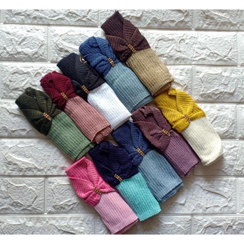 [PREMIUM] 2 WARNA KERUT PAYET••inner rajut••free tas
