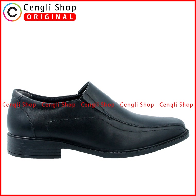 SEPATU FORMAL PAKALOLO PRIA ORIGINAL PANTOFEL KULIT ASLI HITAM PB11