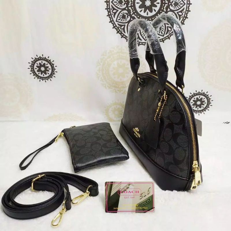 Tas Selempang Coach Wanita Mini/Tas Bahu/Tas Wanita Import/Tas Kulit/Slingbag