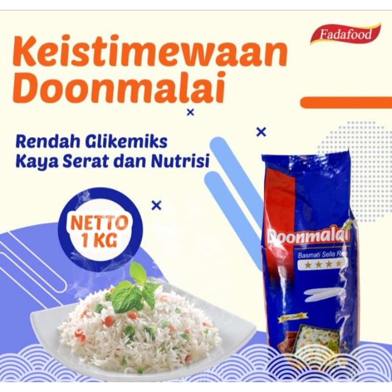 

Beras Basmati 1Kg Doonmalai Basmati Rice Beras Biryani Nasi Kebuli Mandi Kabsah Biryani