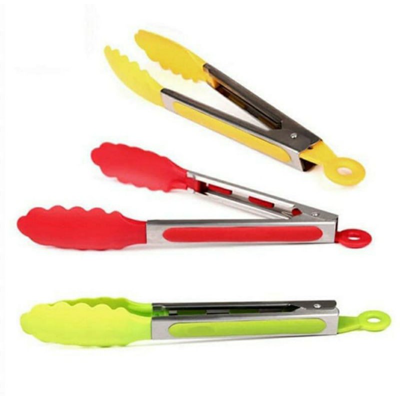 penjepit daging grill shabu kue masakan gorengan