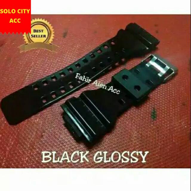 TALI / STRAP JAM CASIO G-SHOCK GR8900 GR-8900 GR 8900 HITAM GLOSSY
