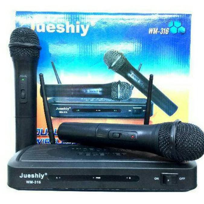 Super Mic / Microphone Wireless Jueshiy Wm 316 Professional Sale