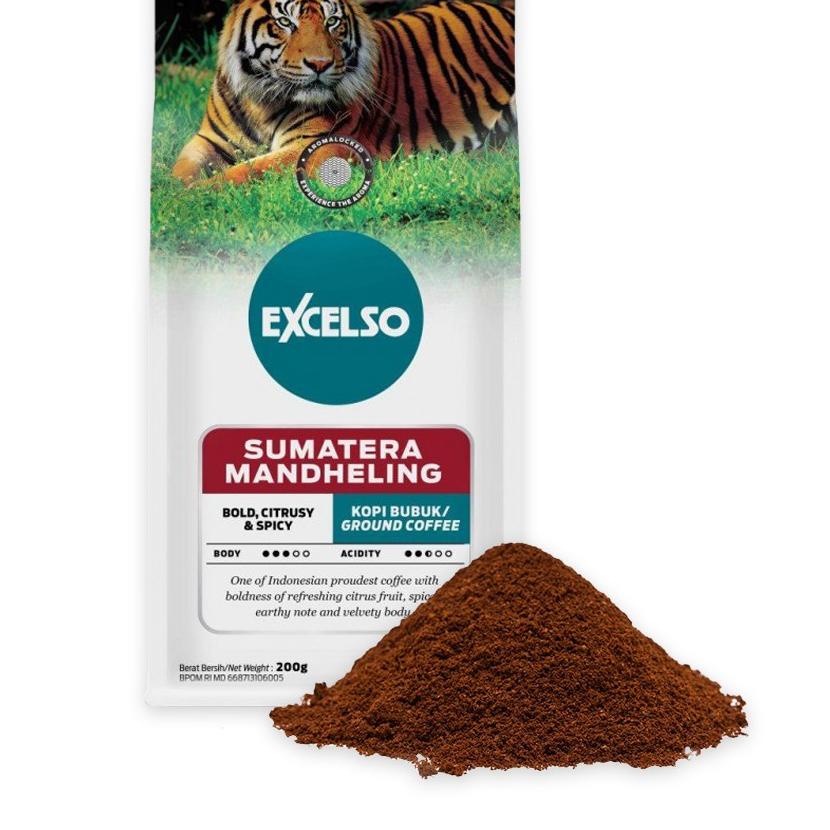 

Limited Stock|SQ26|Excelso Kopi Sumatera Mandheling Bubuk 200gr