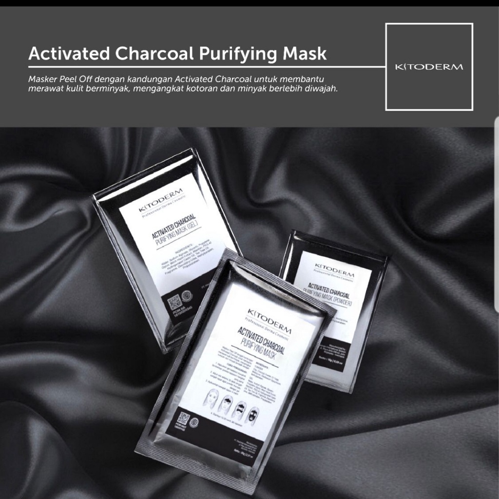 Kitoderm Activated Charcoal Purifying Mask