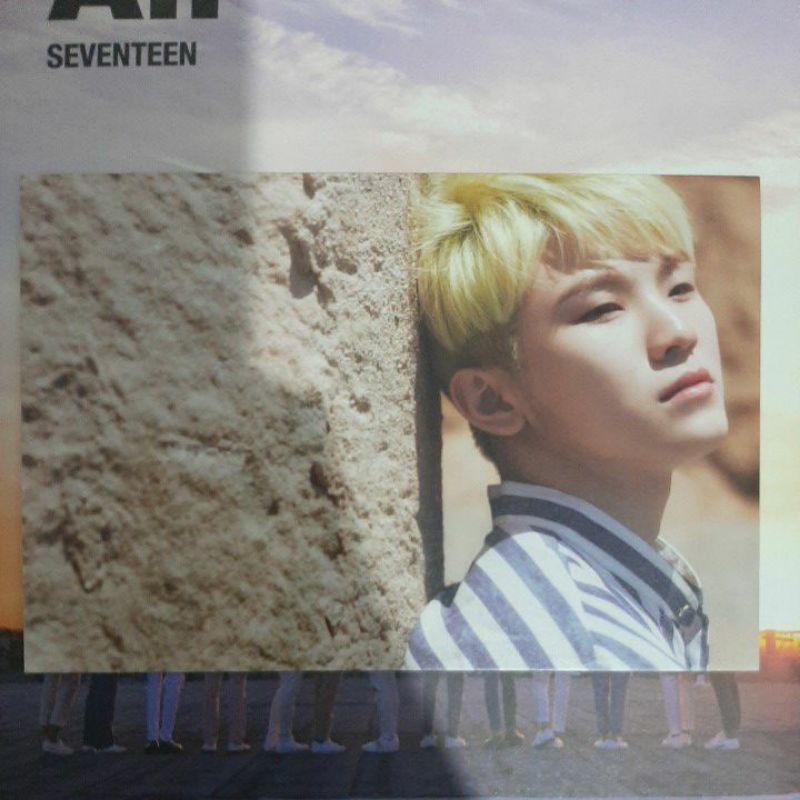 Postcard Woozi Seventeen AL1 Official