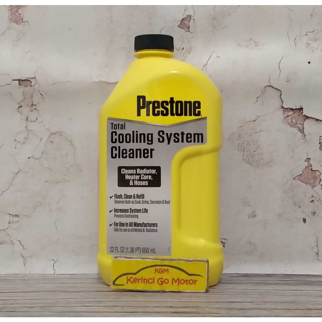 RADIATOR FLUSH + CLEANER PRESTONE - CAIRAN PEMBERSIH RADIATOR PRESTONE