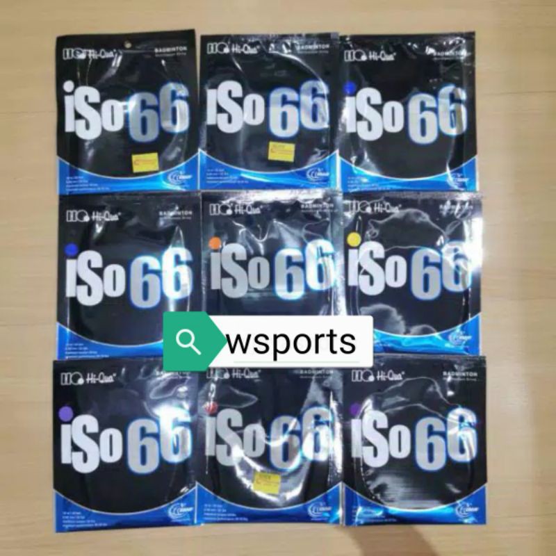 [RAINBOW] Senar Badminton Hiqua HQ ISO 66 ORIGINAL