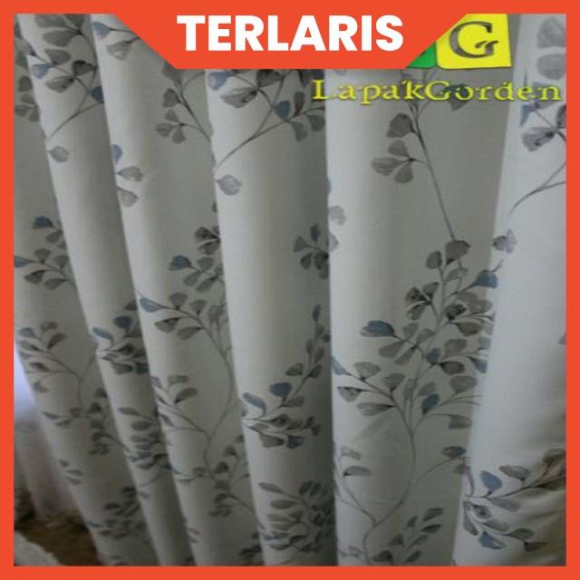 SARAE OFFICIAL - Gorden Katun Blazer Sakura Gordyn Gorden terlaris tinggi 200 dan 150cm COD TERLARIS