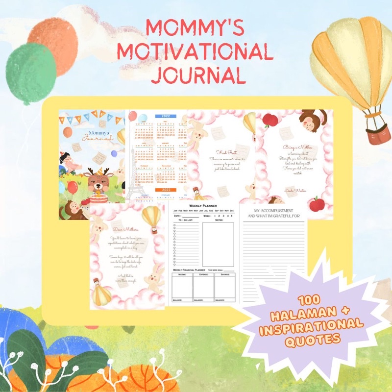 

JOURNAL MOTIVATIONAL FOR MOMMY /BUKU JURNAL