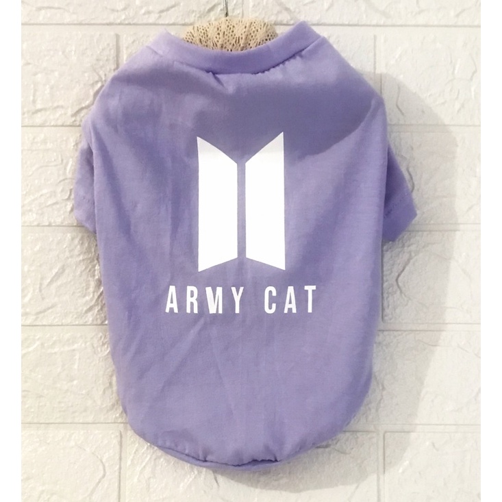 kaps bts army cat kaos kucing BTS army kucing