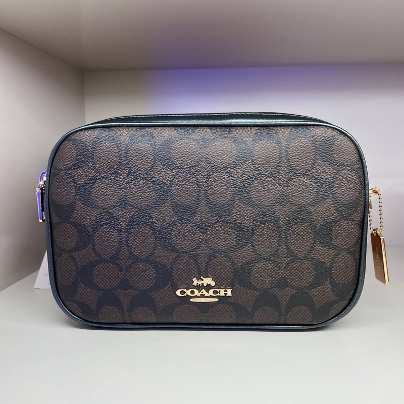 Coach Signature Jes Crossbody Brown Black