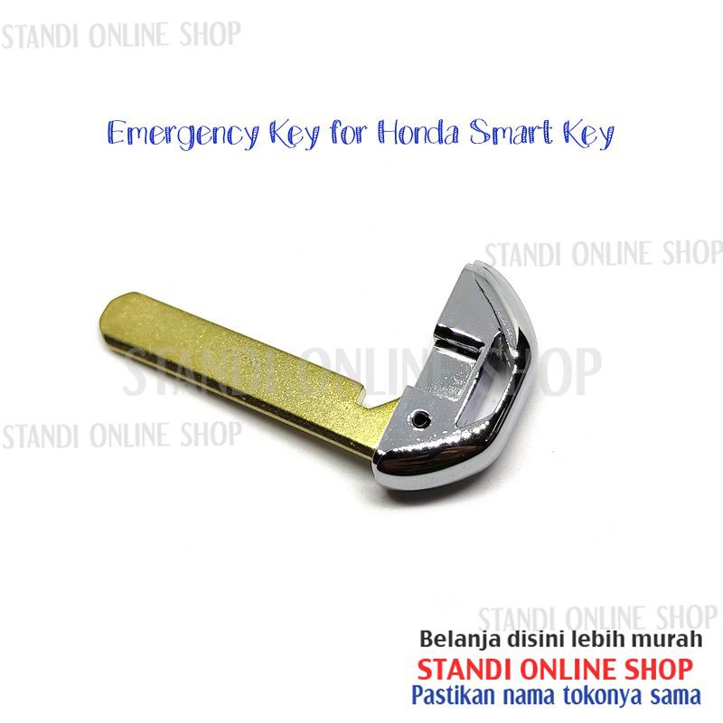 Batang Kunci Key Blade Emergency Key Honda HRV JAZZ CRV Accord Civic