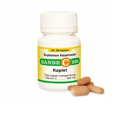 Vitamin C Sanbe C 500 Mg isi 80 Kaplet