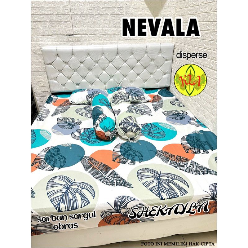 Seprei Sprei Seprai Set Homemade Motif Daun Bunga Cantik