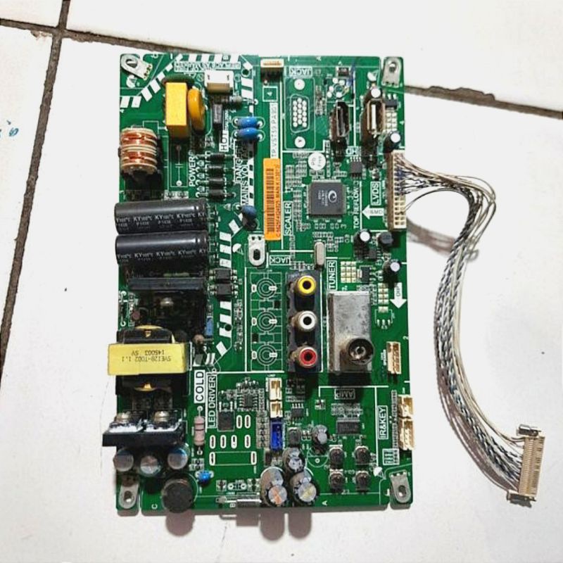 mb mobo mainboard main board mesin tv led SHARP LC-23LE100M LC 23LE100