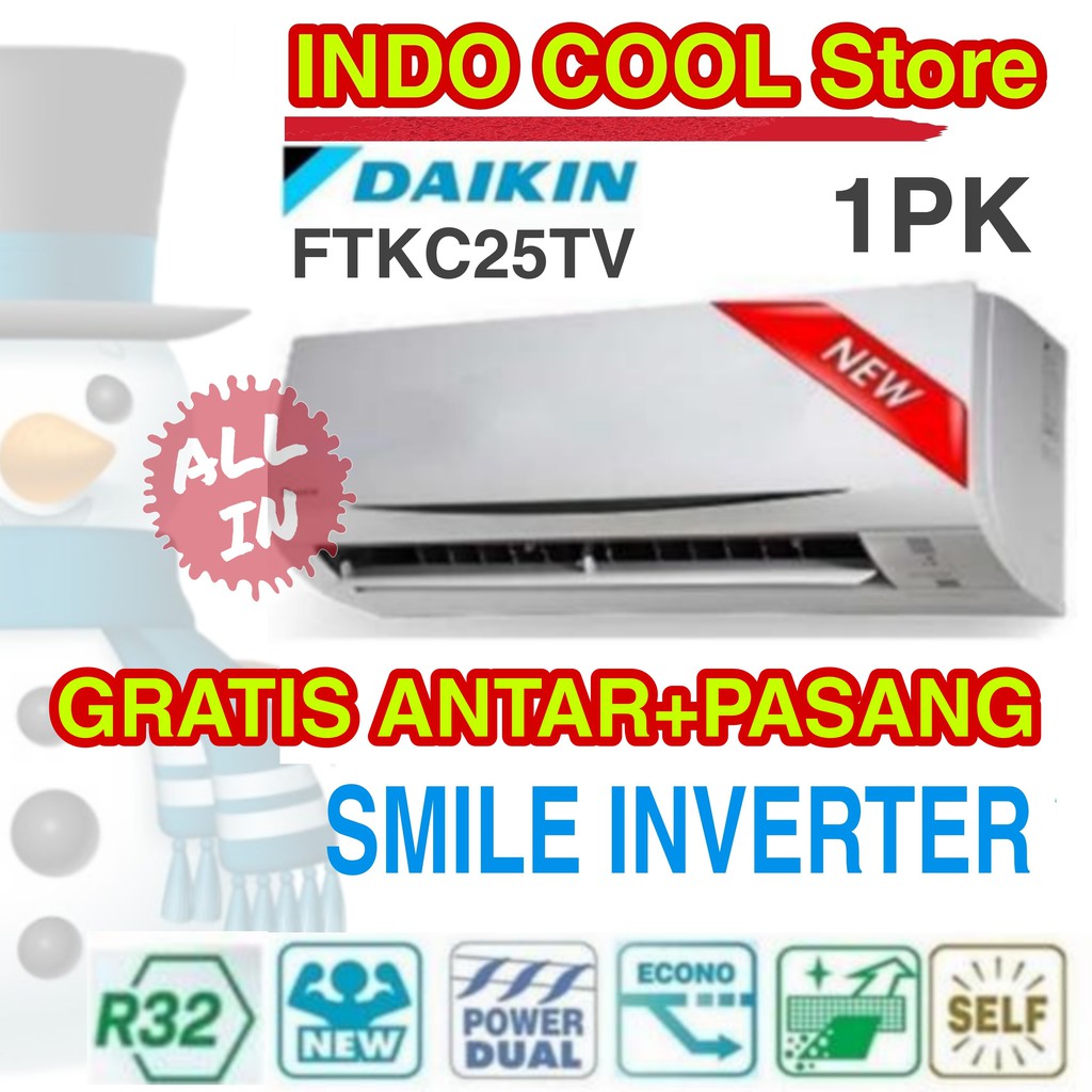Ac Daikin Inverter 1PK FTKC25