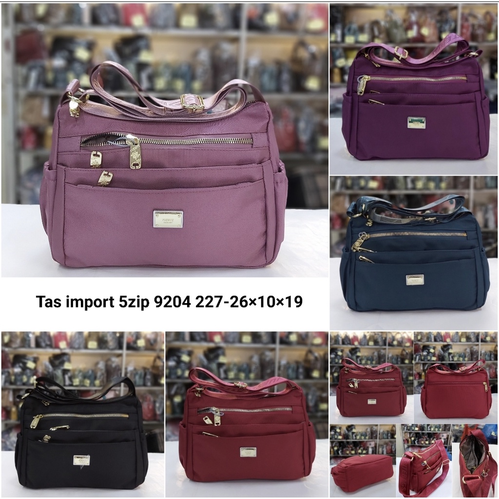 Tas import selempang parasut berkualitas