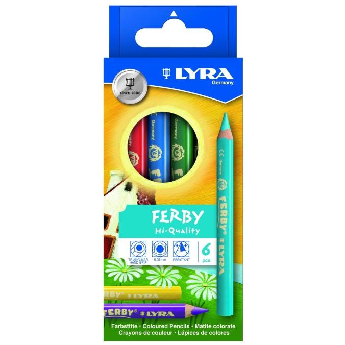 

LYRA FERBY COLOUR PENCIL LACQUERED 6 COLORS